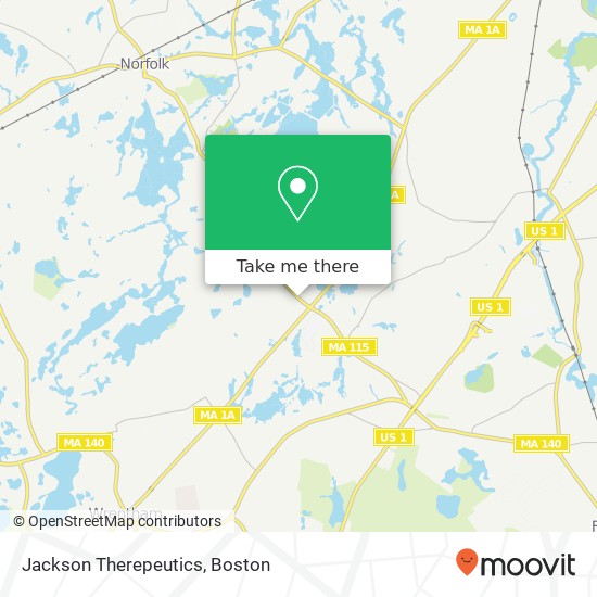 Jackson Therepeutics map