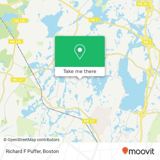 Mapa de Richard F Puffer