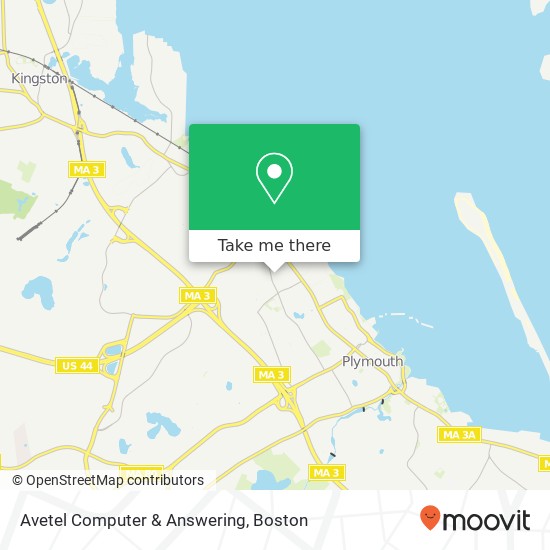 Avetel Computer & Answering map