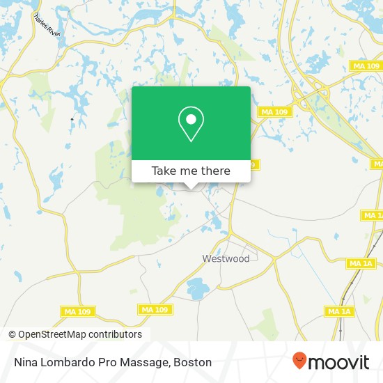 Nina Lombardo Pro Massage map