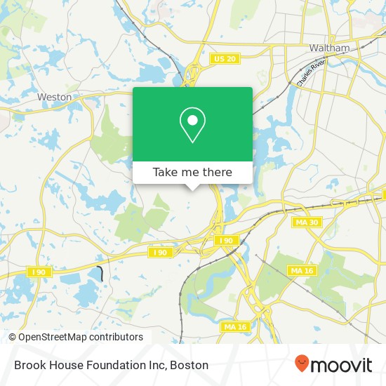 Brook House Foundation Inc map