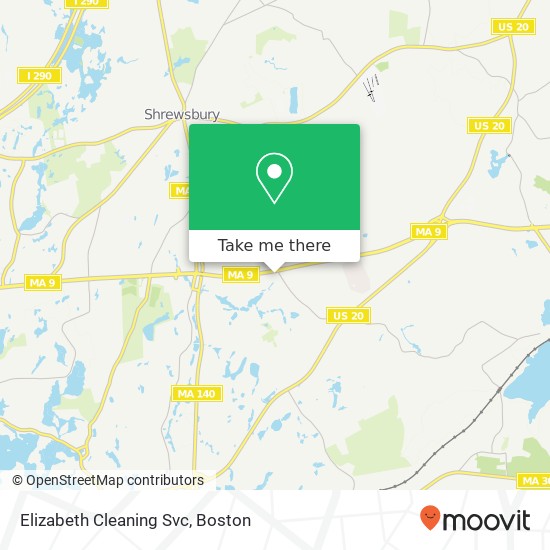 Mapa de Elizabeth Cleaning Svc