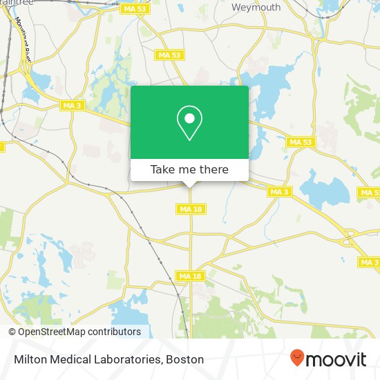 Mapa de Milton Medical Laboratories