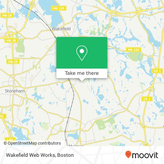 Mapa de Wakefield Web Works