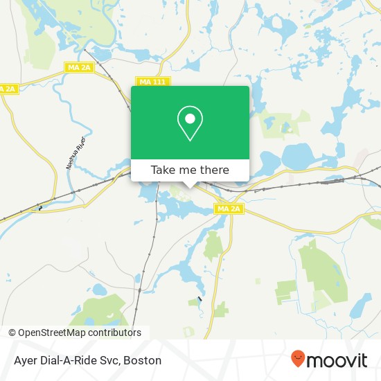 Ayer Dial-A-Ride Svc map