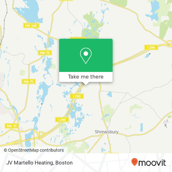 Mapa de JV Martello Heating