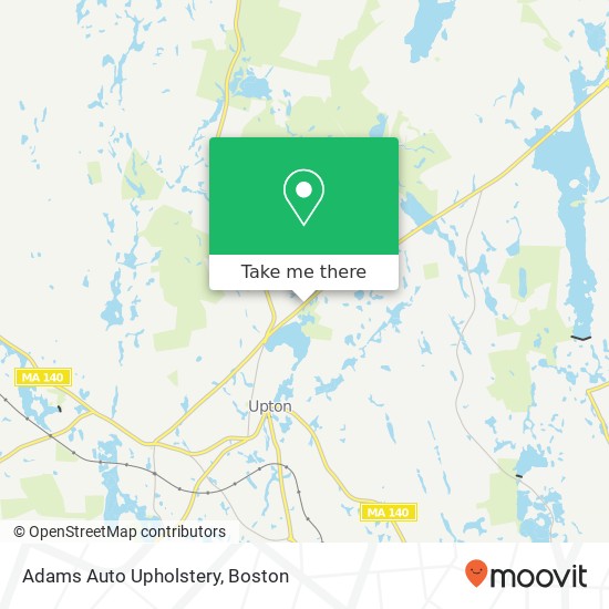 Adams Auto Upholstery map