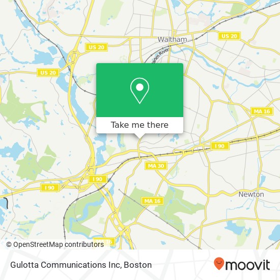 Gulotta Communications Inc map