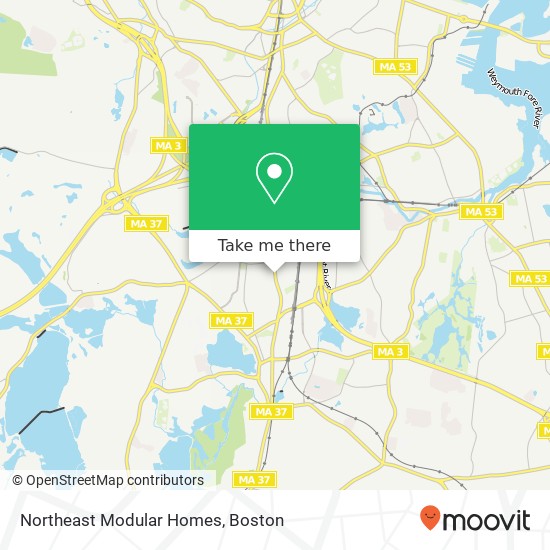 Northeast Modular Homes map