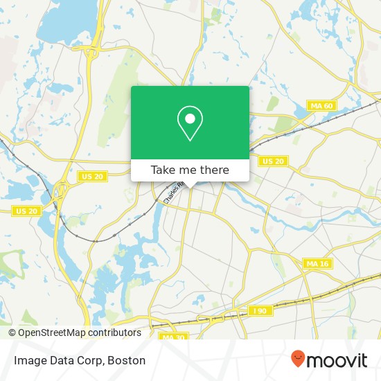 Image Data Corp map