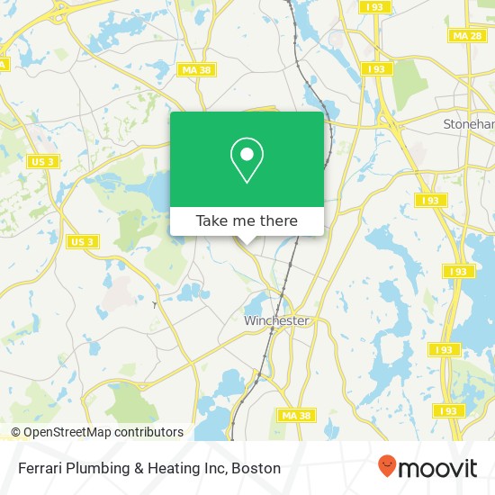 Ferrari Plumbing & Heating Inc map