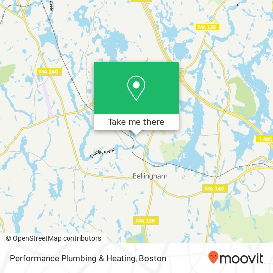 Performance Plumbing & Heating map