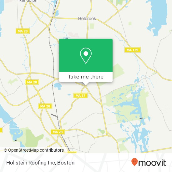 Hollstein Roofing Inc map