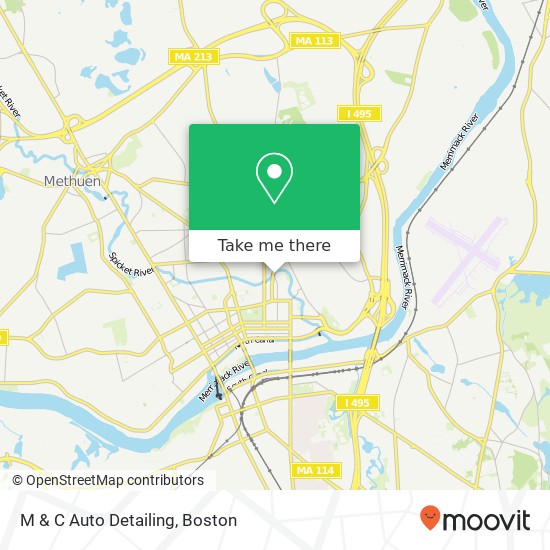 M & C Auto Detailing map