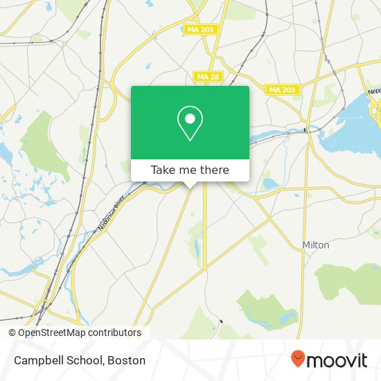 Campbell School map