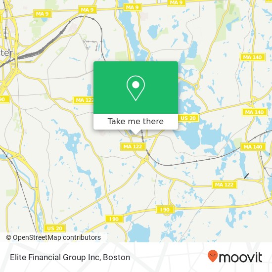 Mapa de Elite Financial Group Inc