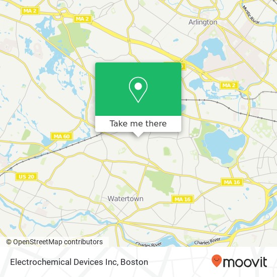 Mapa de Electrochemical Devices Inc