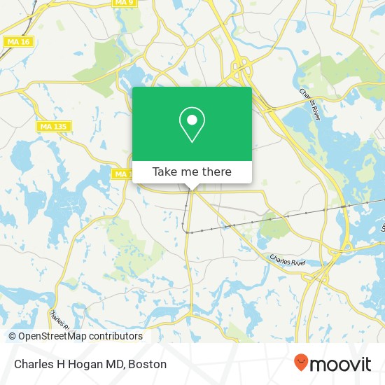 Charles H Hogan MD map