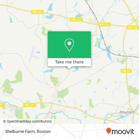 Shelburne Farm map