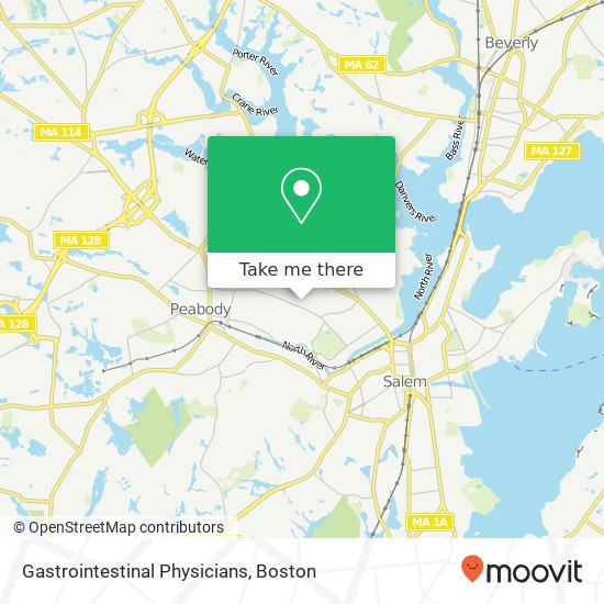 Gastrointestinal Physicians map