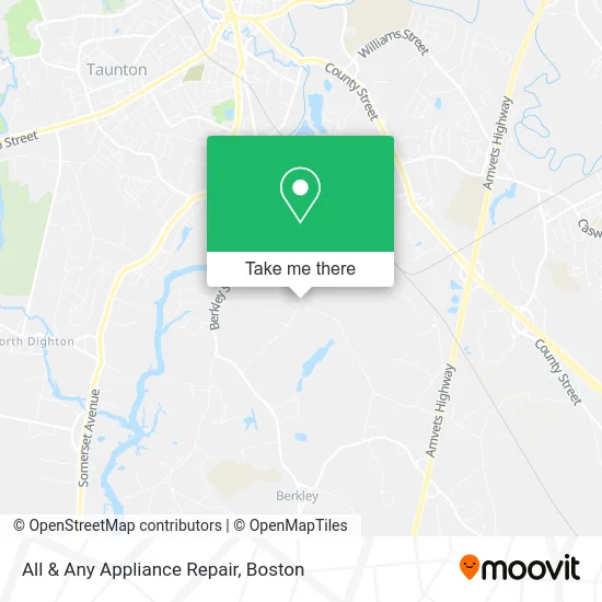 All & Any Appliance Repair map