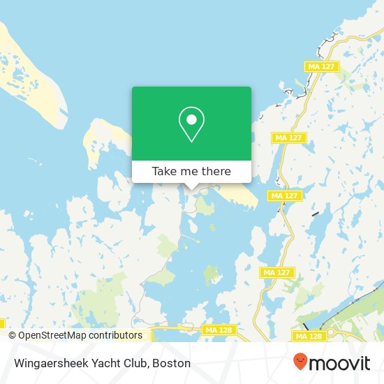 Mapa de Wingaersheek Yacht Club