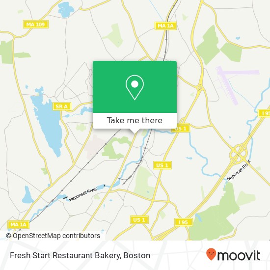 Mapa de Fresh Start Restaurant Bakery