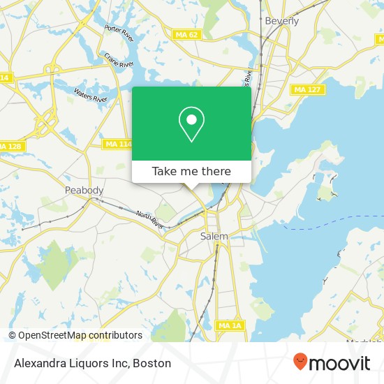 Mapa de Alexandra Liquors Inc