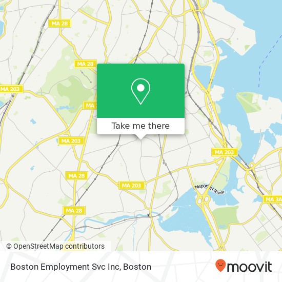 Mapa de Boston Employment Svc Inc