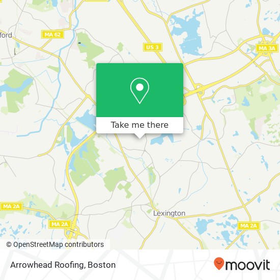 Mapa de Arrowhead Roofing