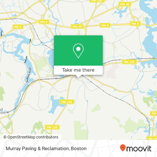 Mapa de Murray Paving & Reclamation