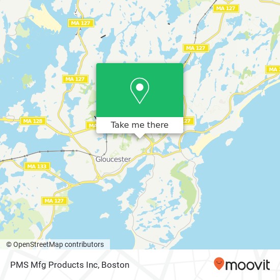 PMS Mfg Products Inc map