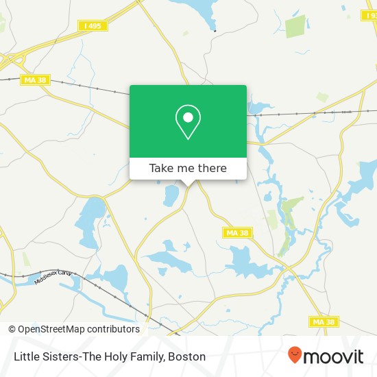 Little Sisters-The Holy Family map