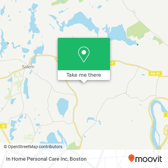 In Home Personal Care Inc map