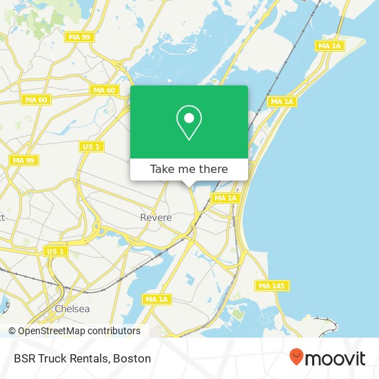 BSR Truck Rentals map