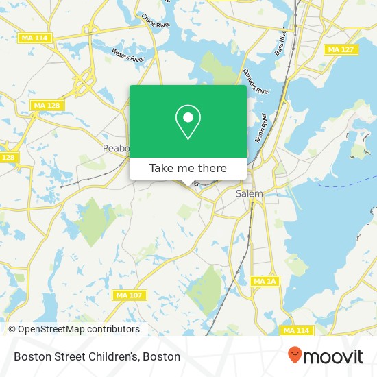 Mapa de Boston Street Children's