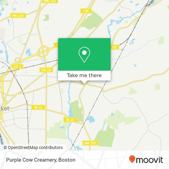 Mapa de Purple Cow Creamery