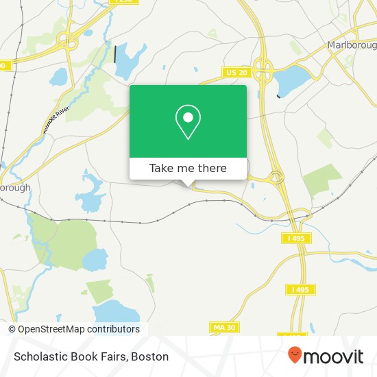 Scholastic Book Fairs map