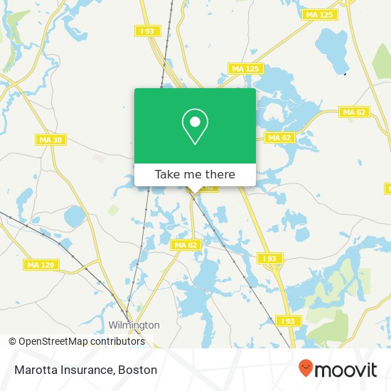 Marotta Insurance map