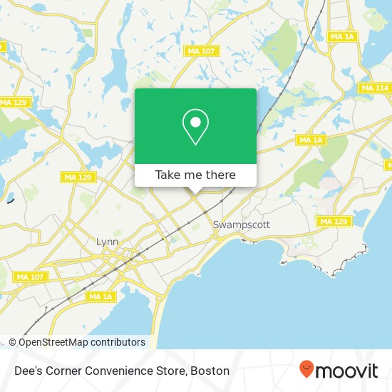 Dee's Corner Convenience Store map