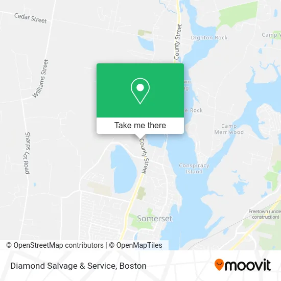 Diamond Salvage & Service map