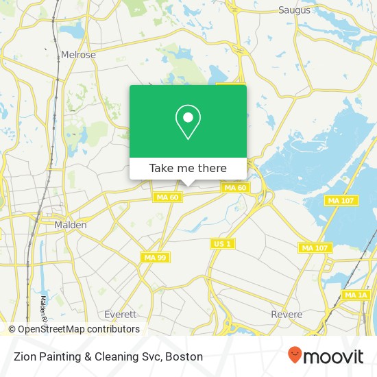 Zion Painting & Cleaning Svc map