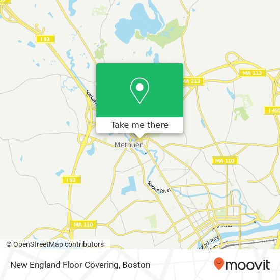 Mapa de New England Floor Covering