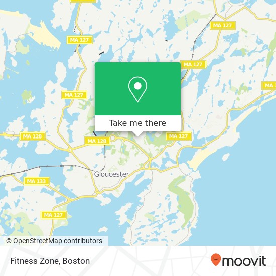 Fitness Zone map