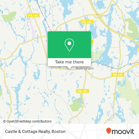 Castle & Cottage Realty map