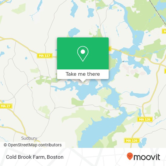 Mapa de Cold Brook Farm