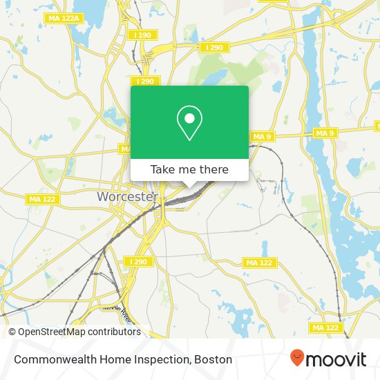 Mapa de Commonwealth Home Inspection