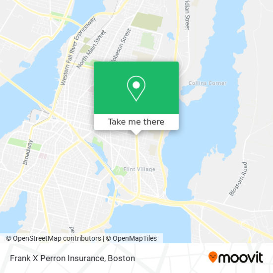 Frank X Perron Insurance map