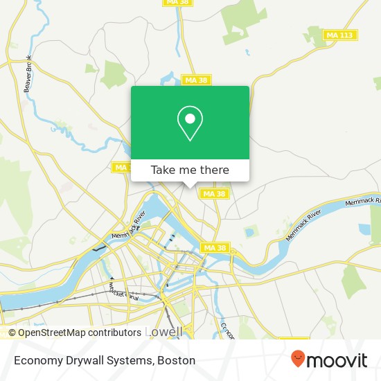 Mapa de Economy Drywall Systems