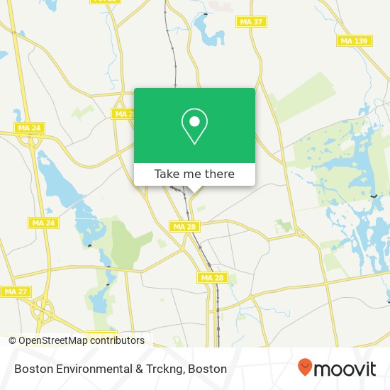 Boston Environmental & Trckng map